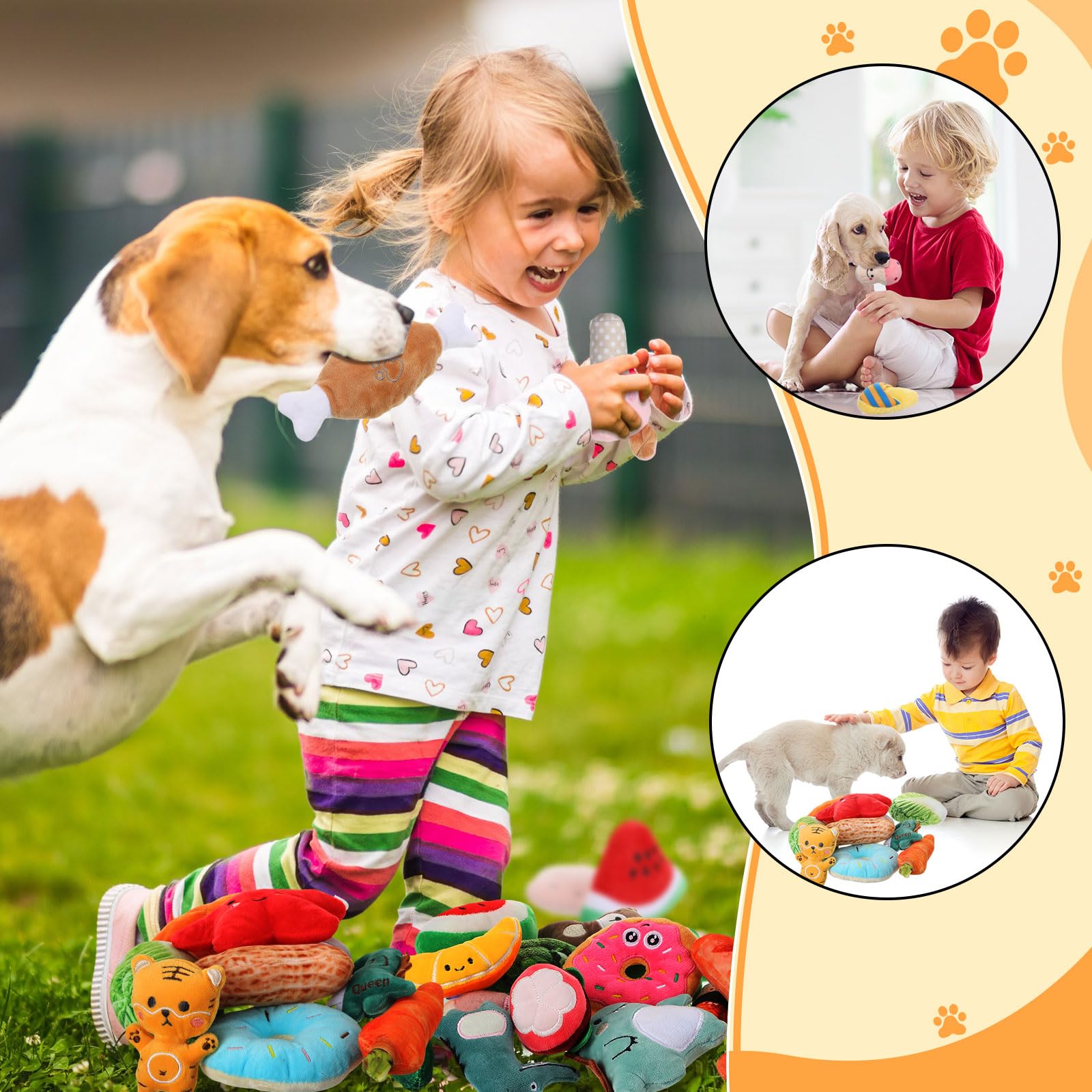 Libima juguetes de dentición suaves para perros pequeños, ayudan a limpiar dientes.