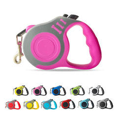Correa retráctil LIEVUIKEN, 10 pies para perros, ideal para paseos más amplios con control.