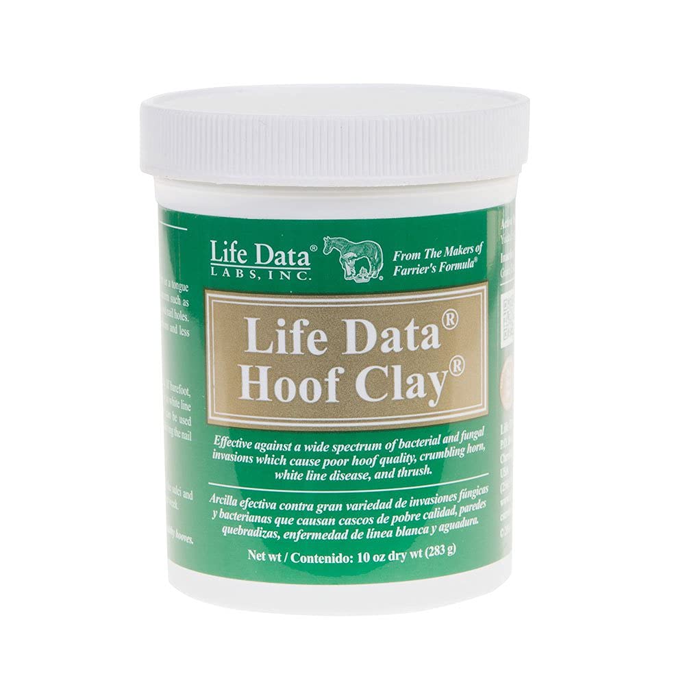 Arcilla Life Data Labs para cascos, protección suave y uso versátil para cascos de caballo.