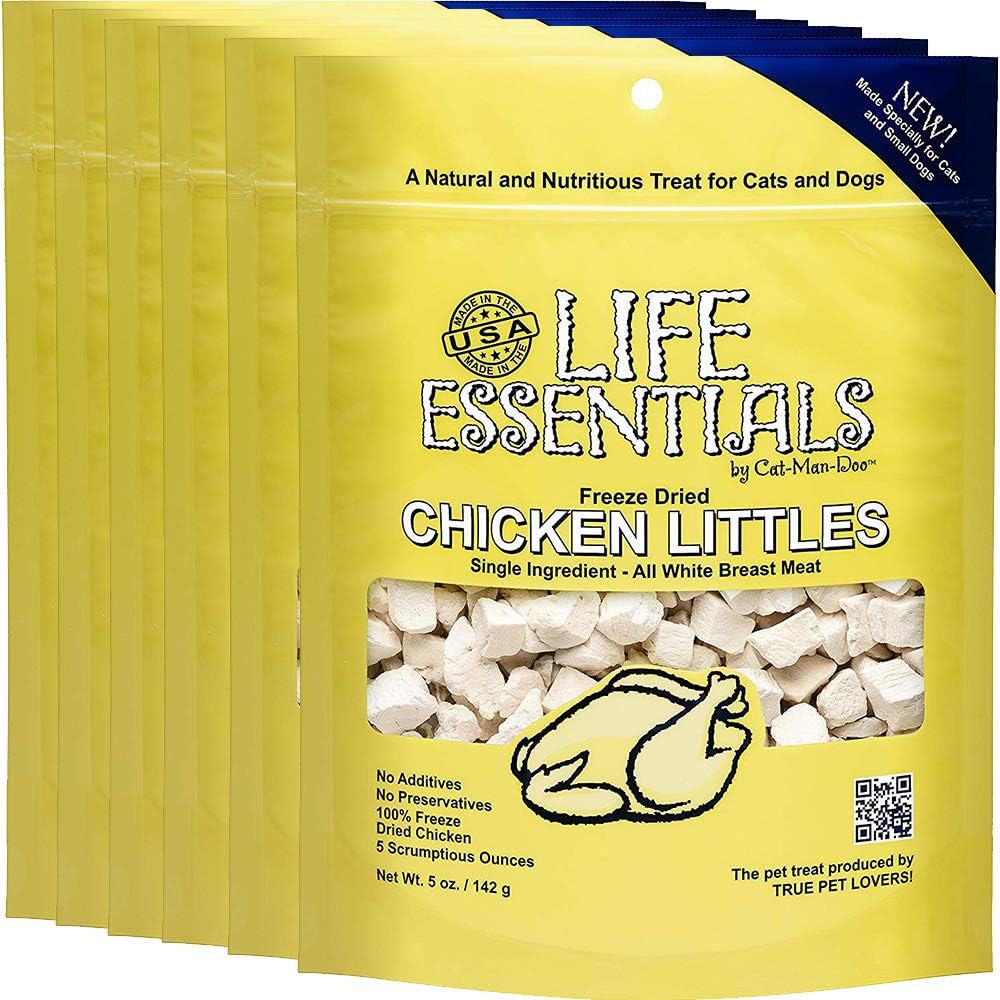 Life Essentials: trocitos de pollo liofilizado para gatos listos para comer