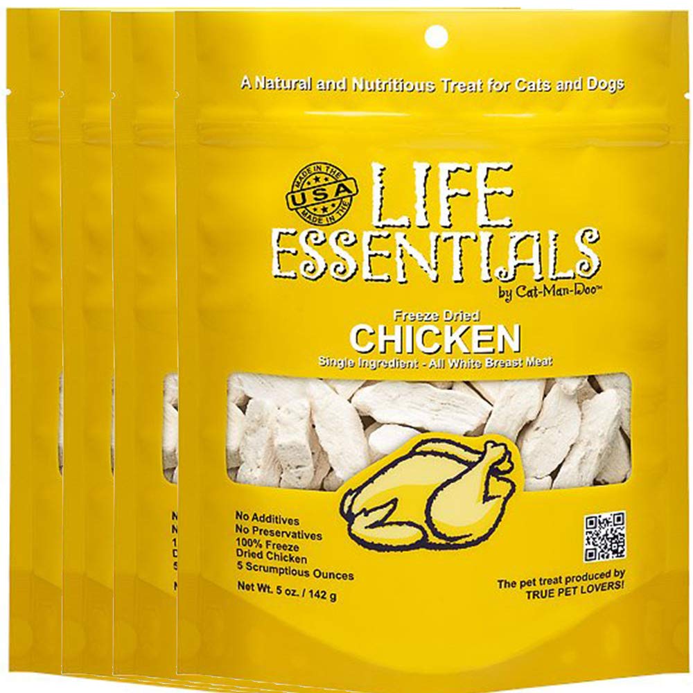 LIFE ESSENTIALS BY CAT-MAN-DOO: premios liofilizados de pollo, ideal para entrenamiento