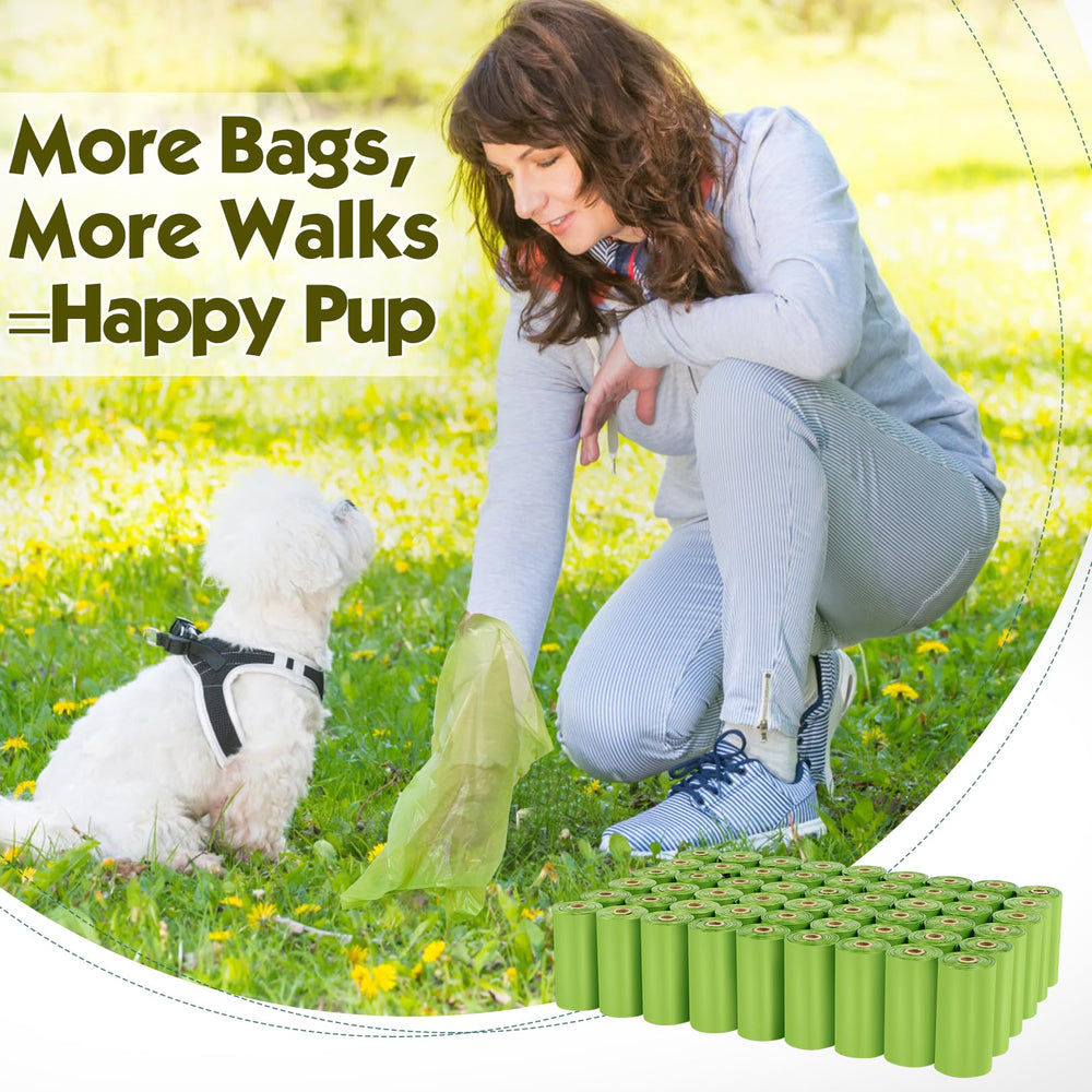 Bolsas Lifegogo para perro sin fragancia y tamaño 13x9 pulgadas
