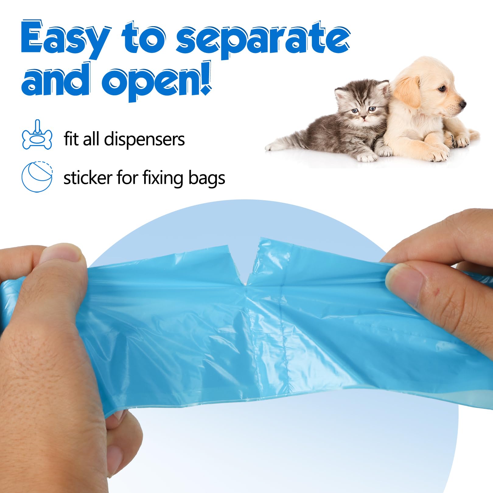 Bolsas Lifegogo tamaño 13x9 pulgadas para perros y gatos.