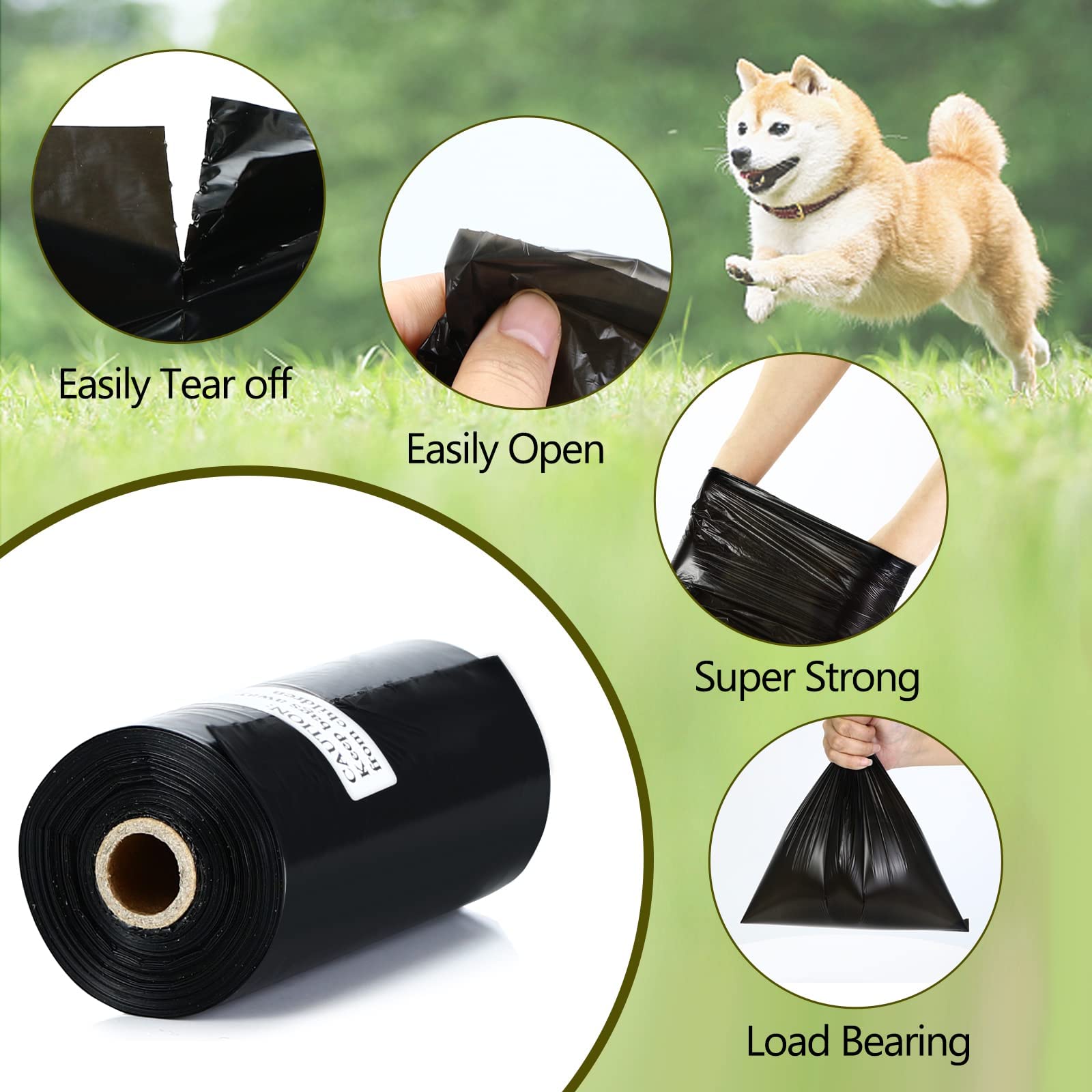 Bolsas Lifegogo tamaño 13x9 pulgadas para perros y gatos
