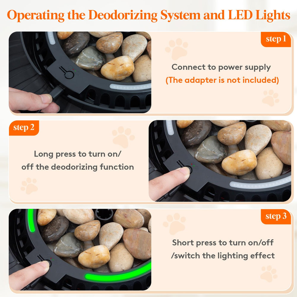 Lifewit, sistema de desodorización con filtro de carbono mantiene el aire más fresco.