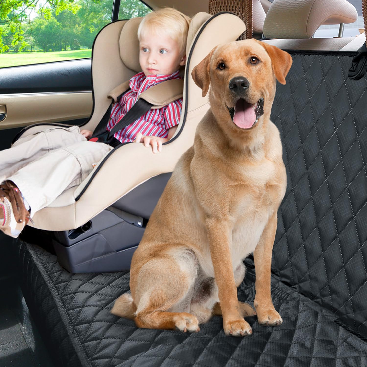 Ajuste universal LIFTGO para coches, SUVs y camiones en el asiento trasero