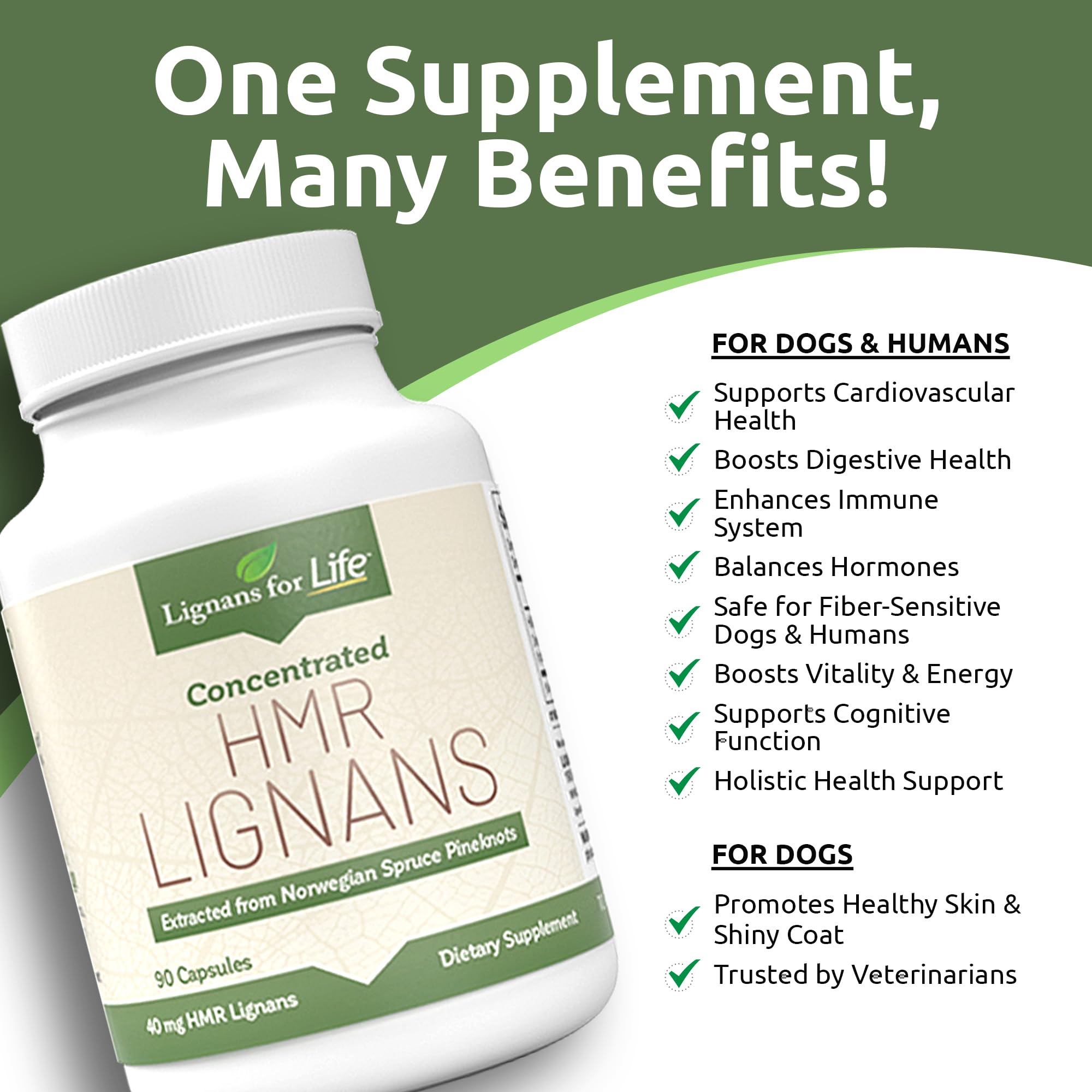 Lignans For Life HMR Lignans, apoyo digestivo y equilibrio gastrointestinal diario
