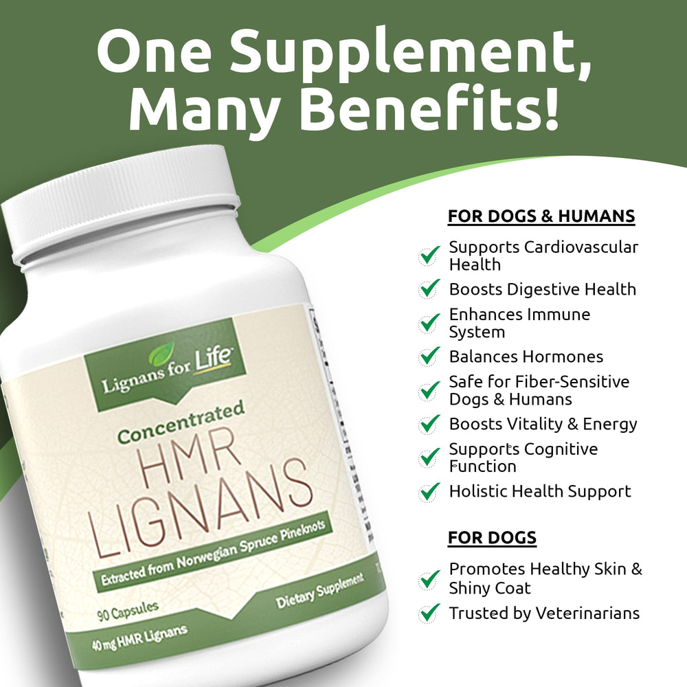Lignans For Life HMR Lignans, apoyo digestivo y equilibrio gastrointestinal diario