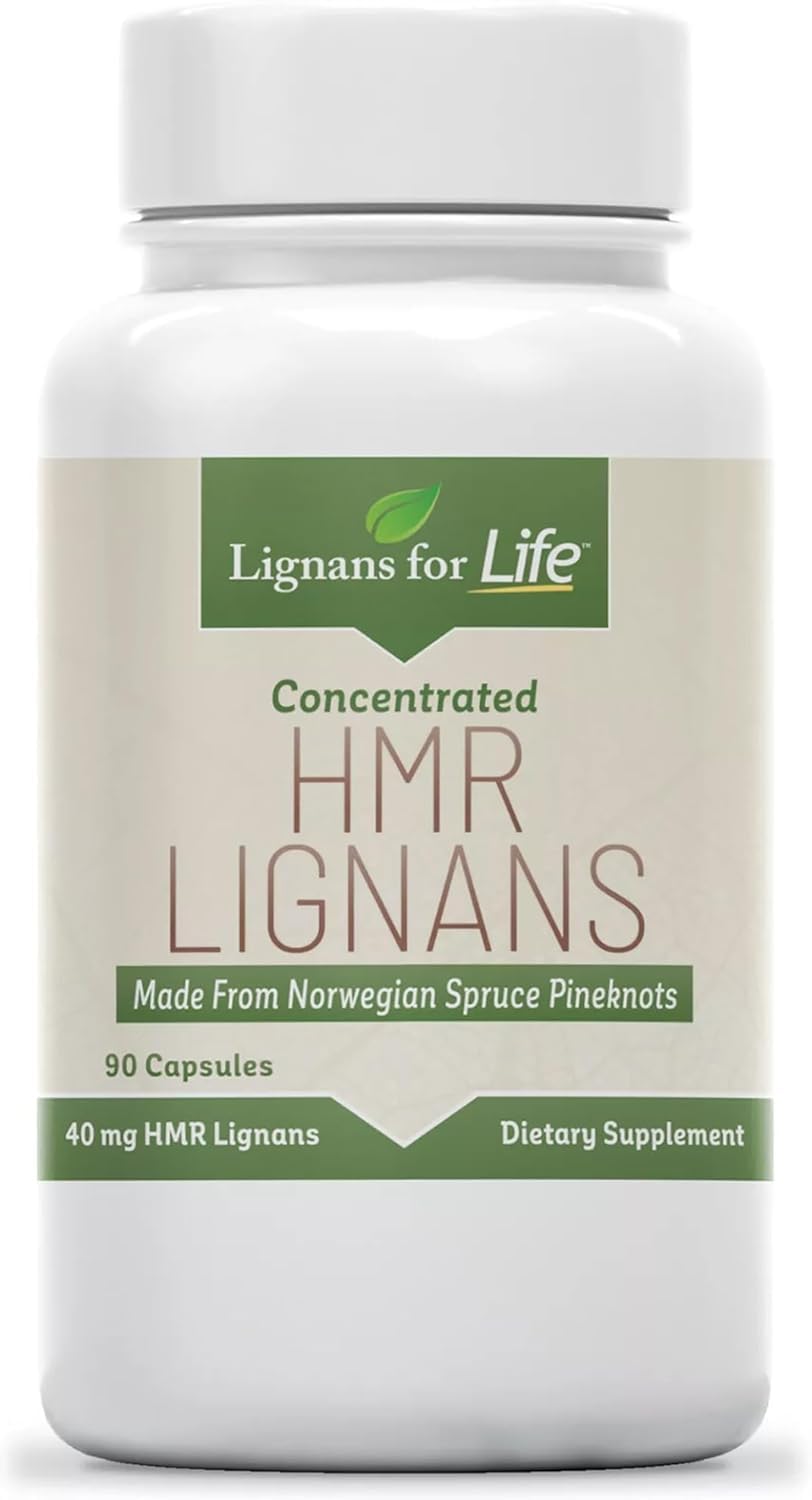 Lignans For Life HMR Lignans para perros, botella frontal que sugiere apoyo a la salud general