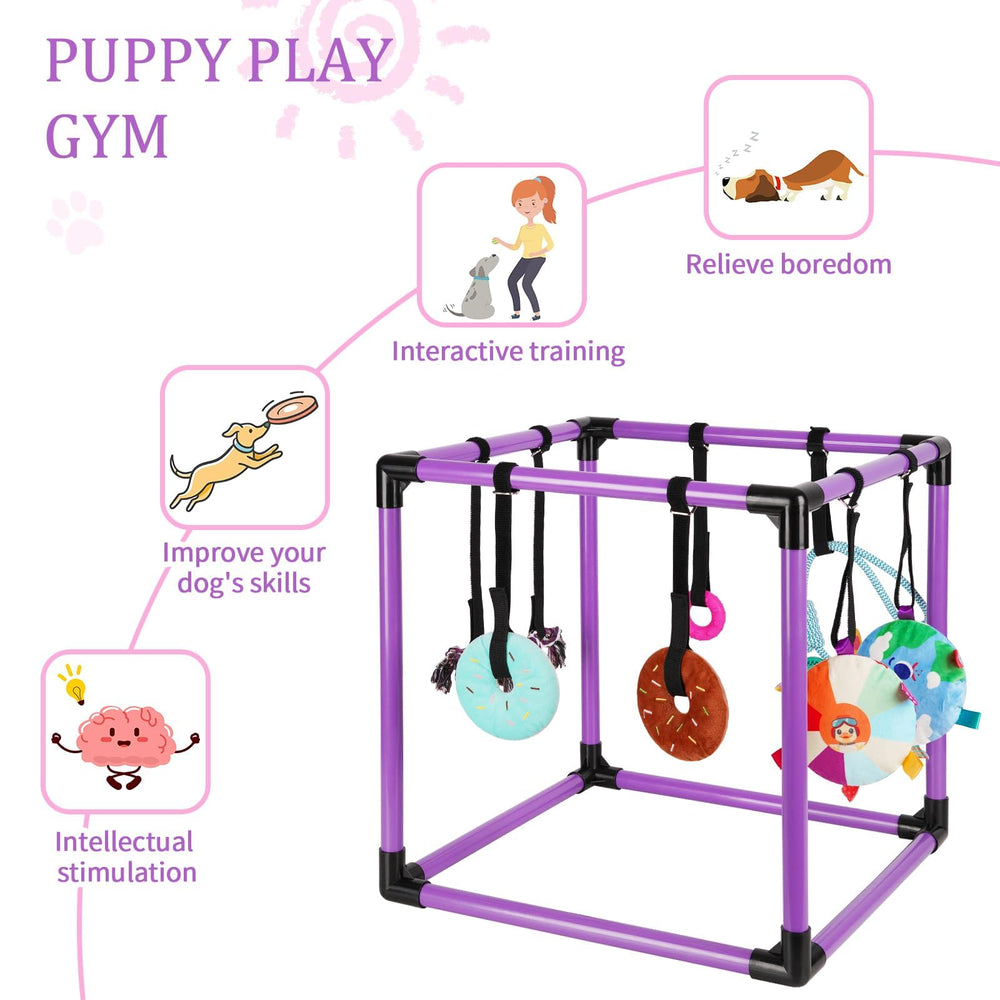 Liitrton Gimnasio para Cachorros, uso diario en interiores, mantiene al cachorro entretenido.
