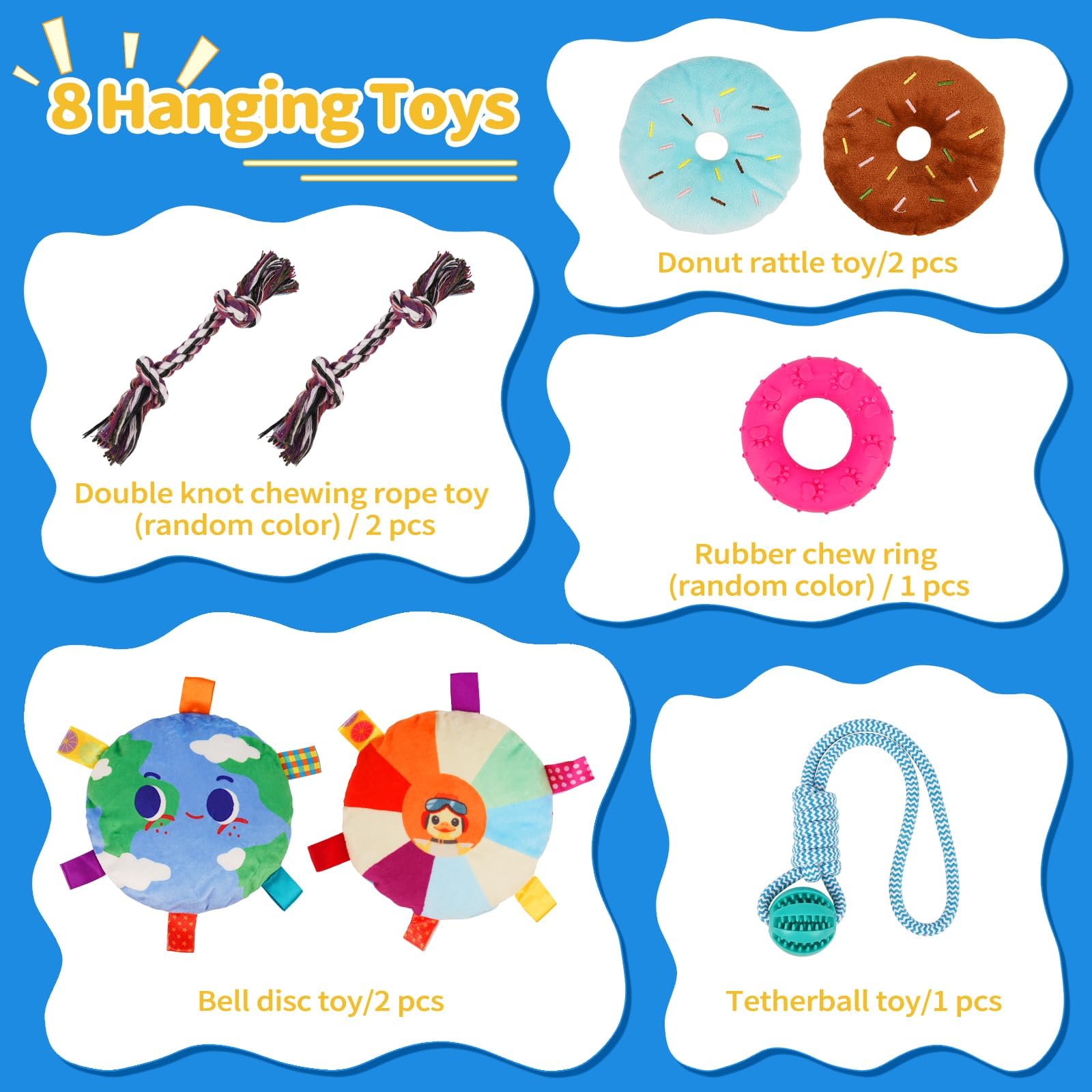 Liitrton Puppy Play Gym diseño compacto para cachorros pequeños.