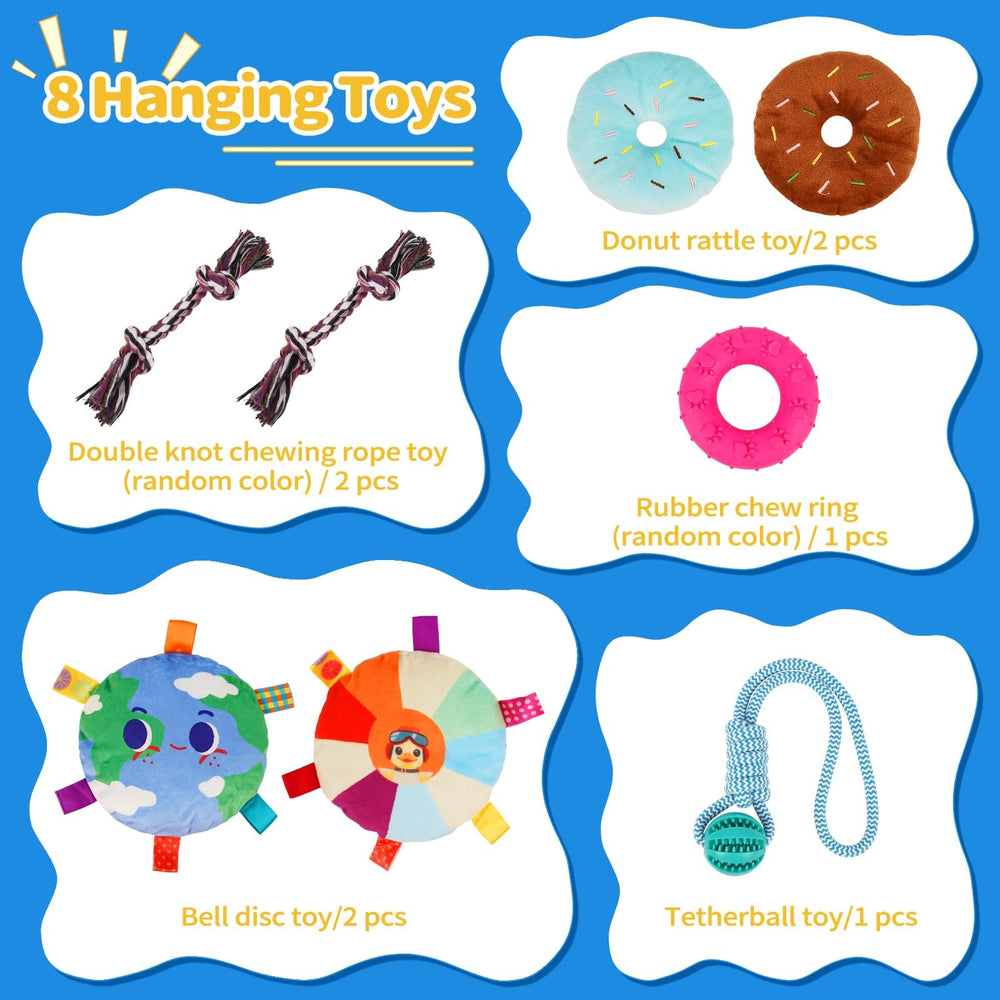 Liitrton Puppy Play Gym diseño compacto para cachorros pequeños.