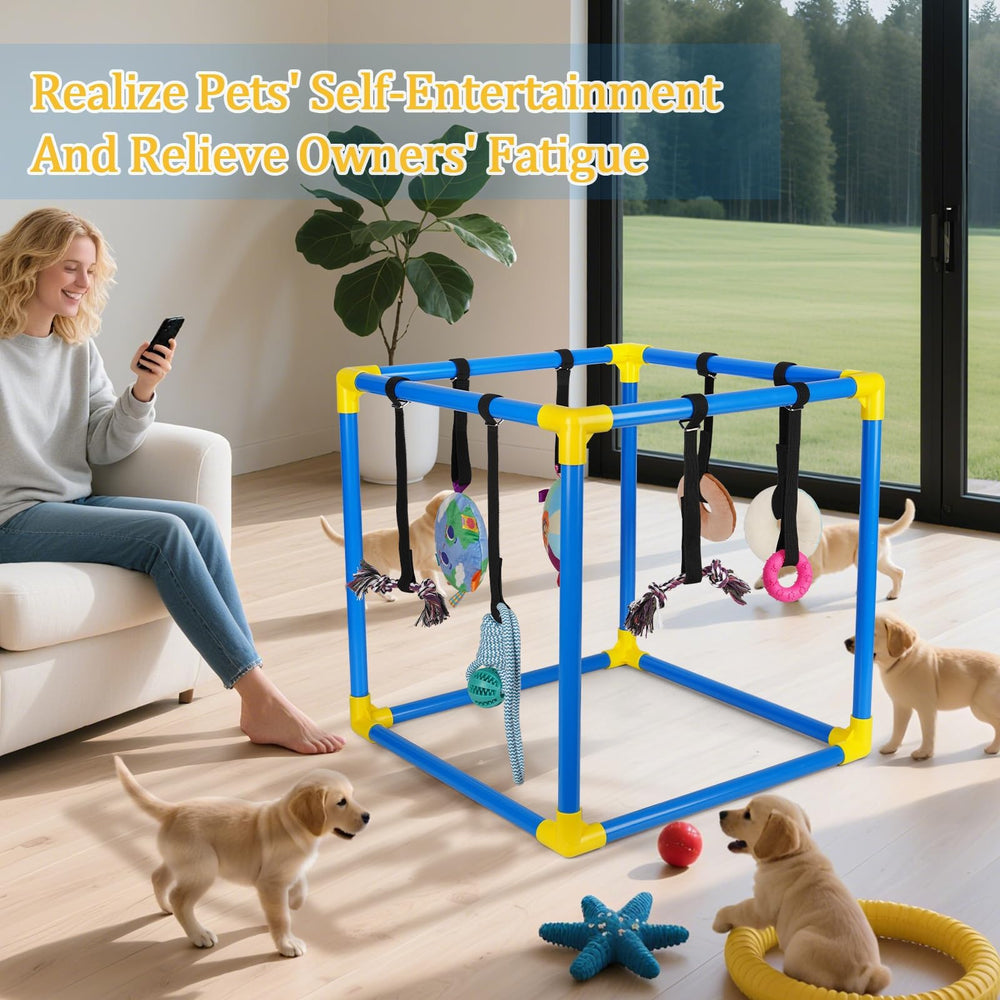 Liitrton Puppy Play Gym estimulación mental y física para cachorros.