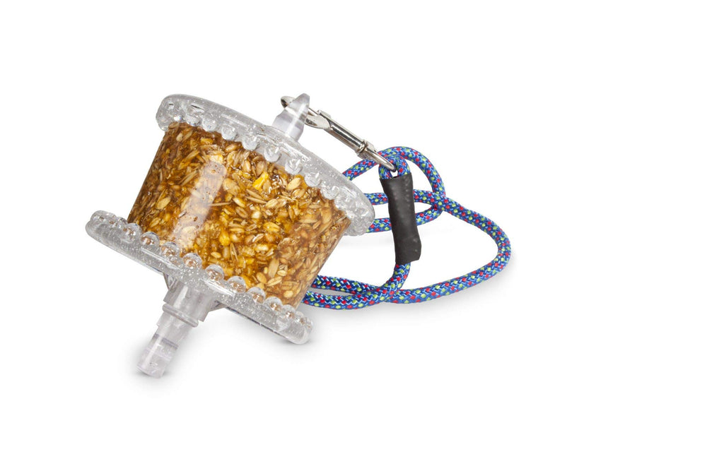 Likit Granola Multigrain en juguete de actividad: entretenimiento prolongado para caballos.