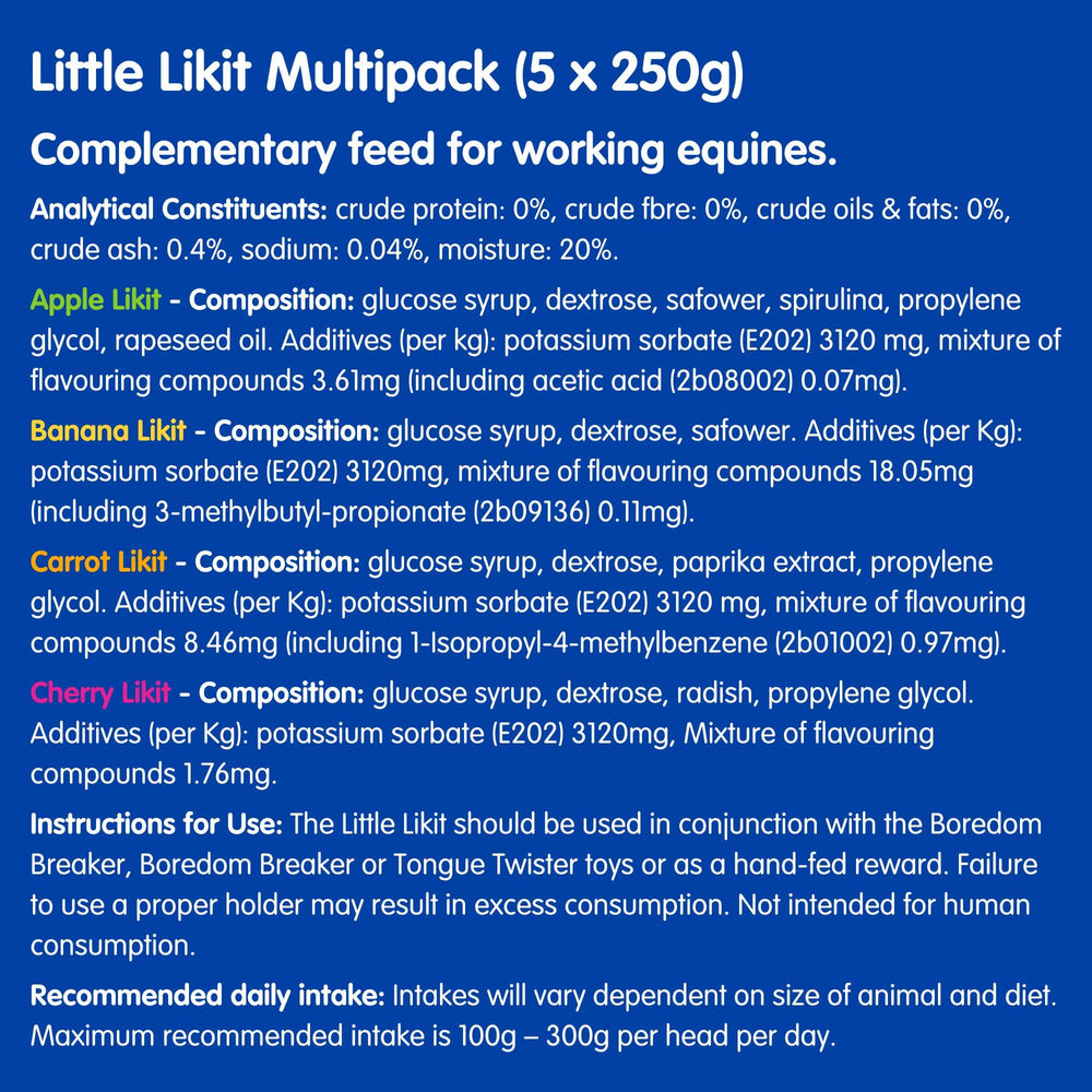 Likit Little Likits Multipack: uso prolongado gracias a frascos de tamaño práctico.