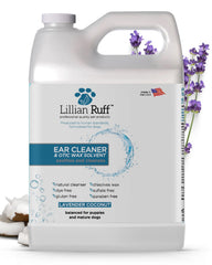 Lillian Ruff limpiador de orejas en botella para limpieza suave y segura.
