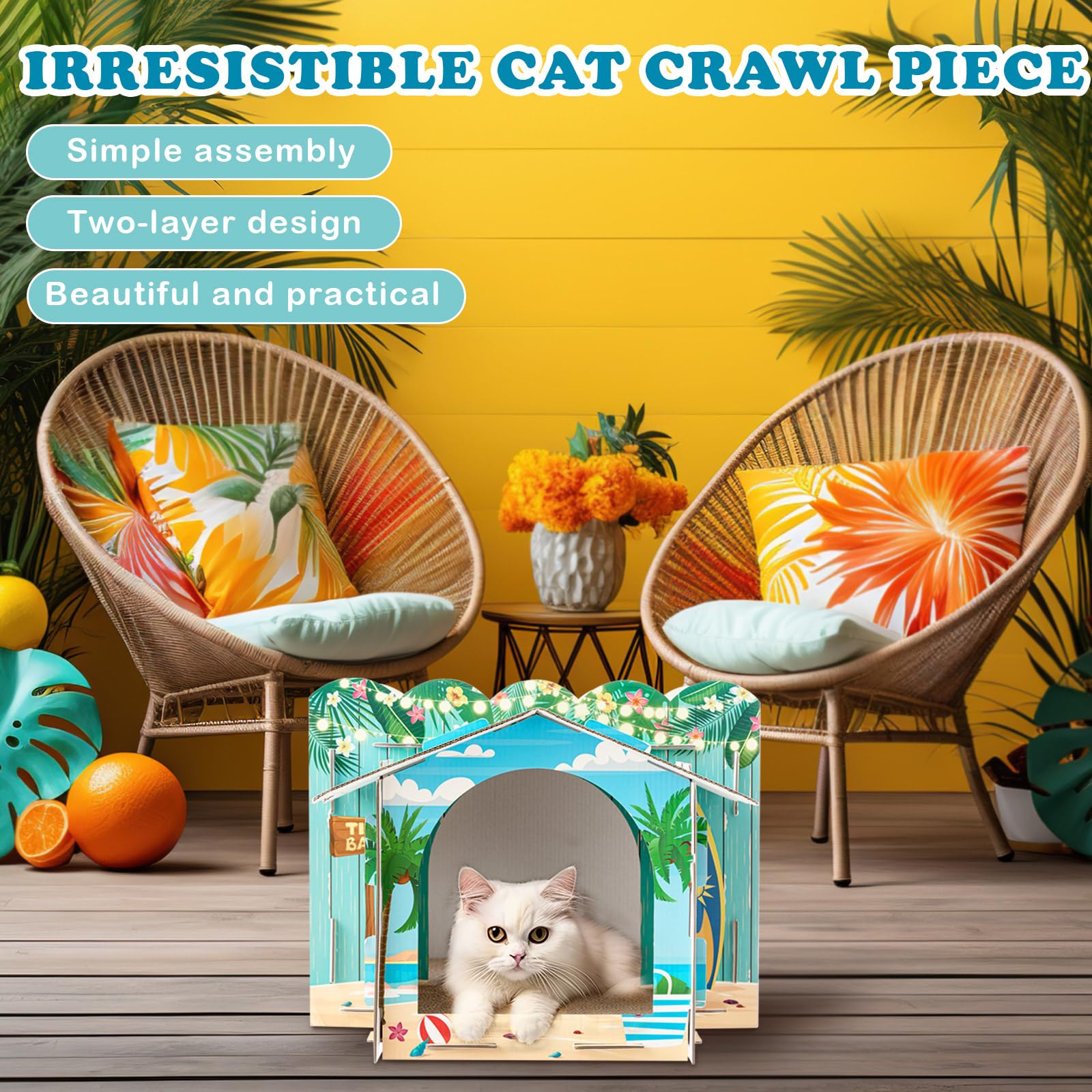 Lineshading diseño playa Hawaii, acabado decorativo que complementa cualquier sala.