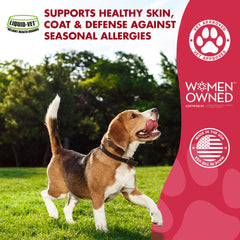 LIQUID-VET K9 Itch & Allergy, dosificador para una dosificación precisa.