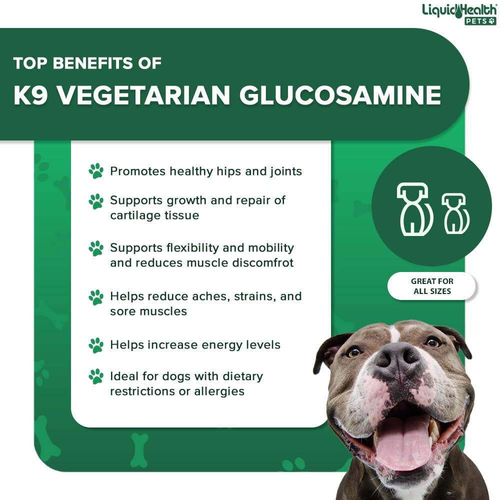 Ingredientes naturales de LIQUIDHEALTH glucosamina para apoyo articular