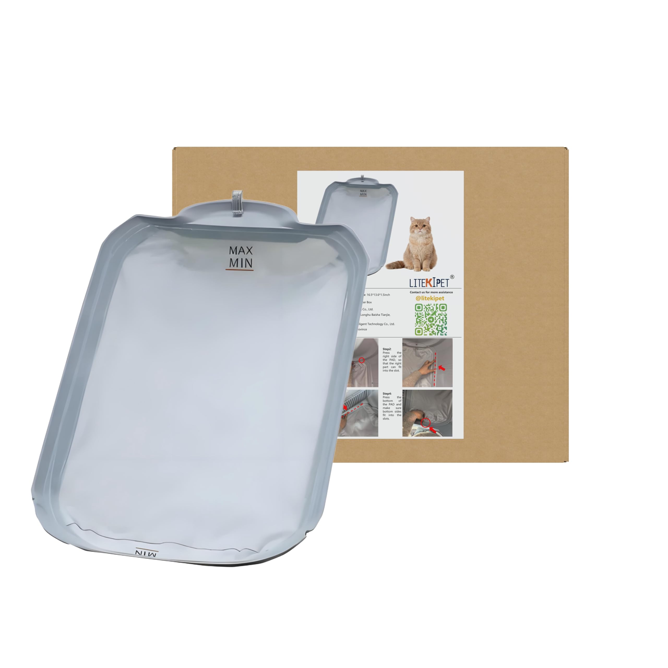 Litekipet almohadilla impermeable para caja de arena 95L evita derrames