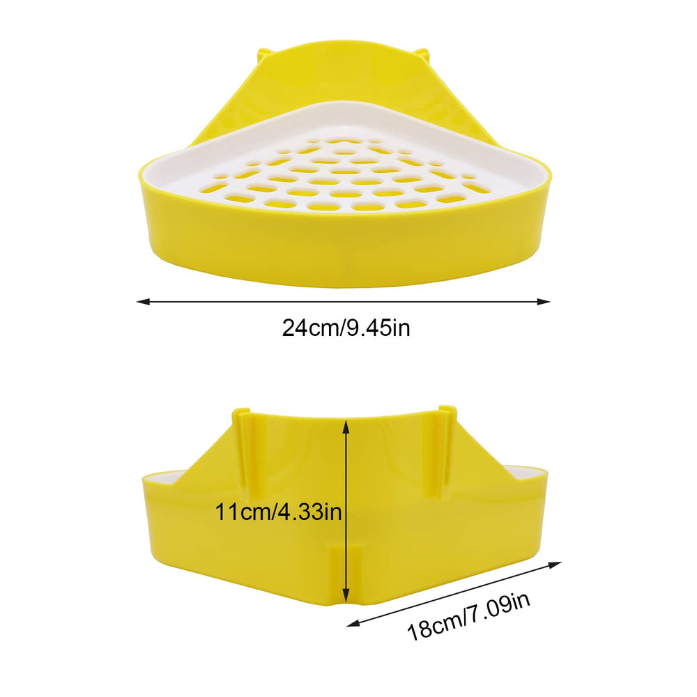 Litewoo caja-litter hamster, bandeja fácil de limpiar para roedores.