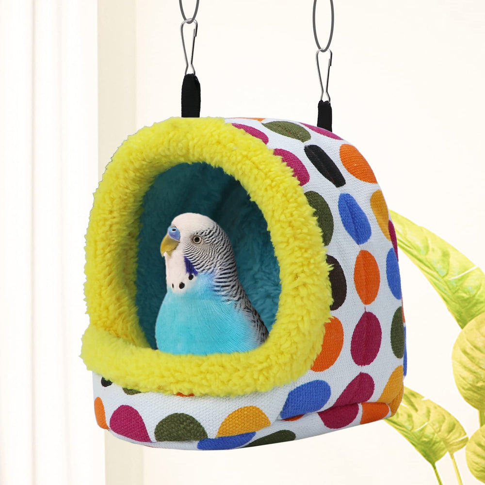 Litewoo hamaca colorida para aves, diseño atractivo para juego