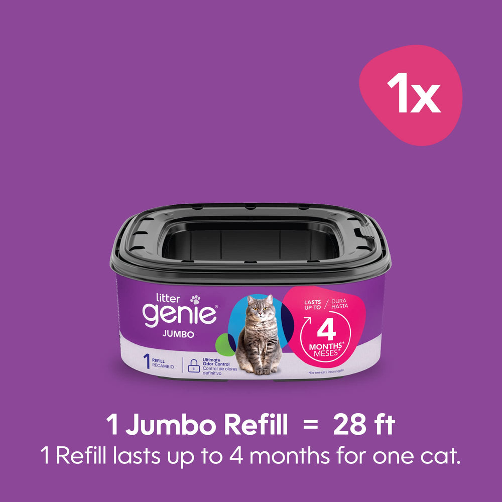 Litter Genie: Barrera de olor multicapa para un ambiente de arenero más fresco.