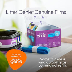 Compatibilidad Litter Genie con cartuchos Standard y Jumbo para uso continuo.