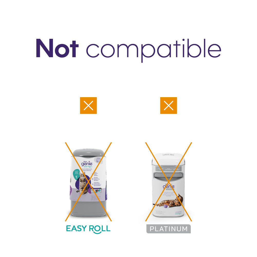 Litter Genie facilidad de uso para reemplazar el recambio.