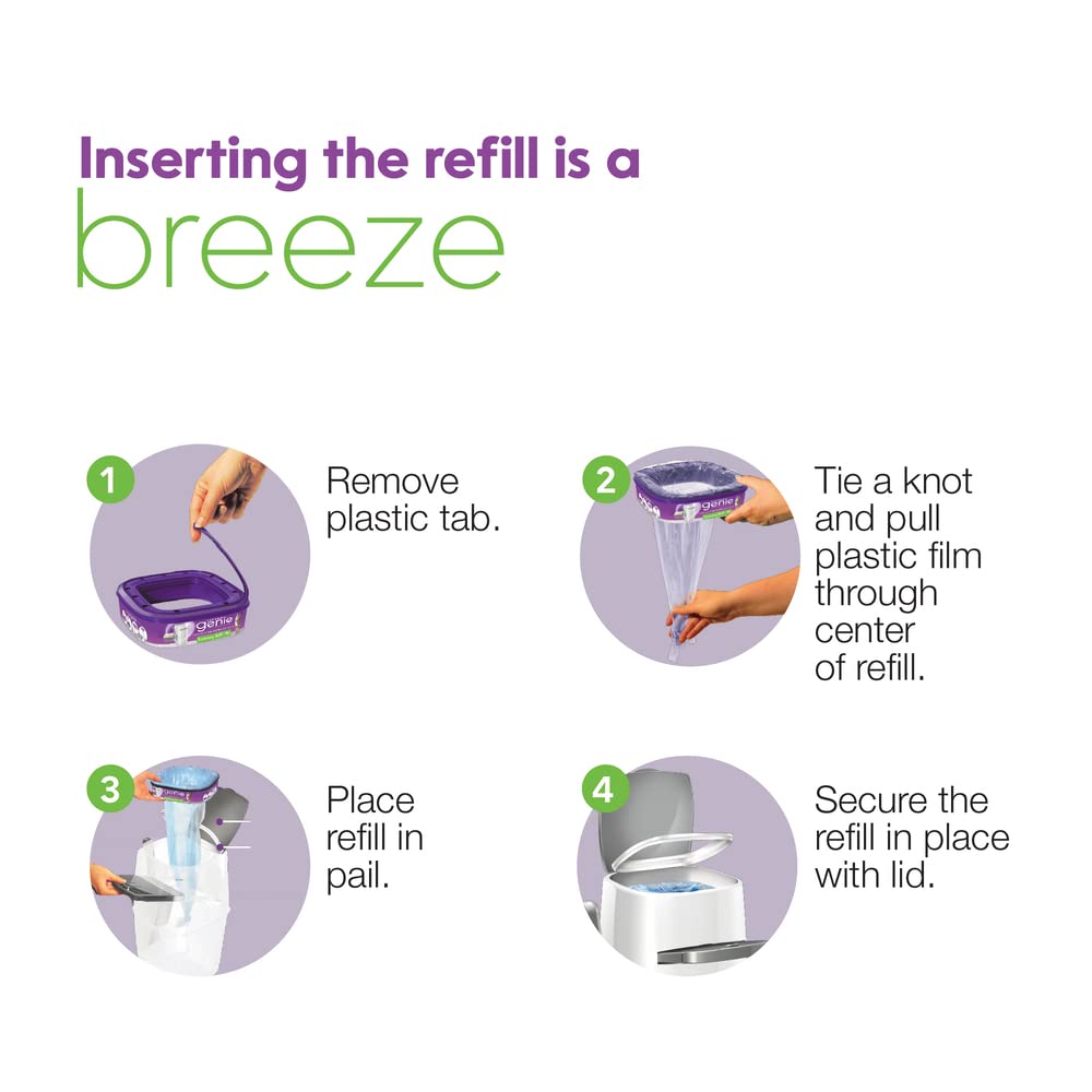 Litter Genie Refill: demarcación final para saber cuándo cambiar.