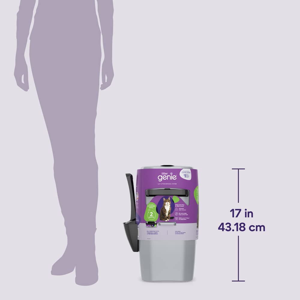 Sistema de eliminacion de desechos de Litter Genie para hogar fresco