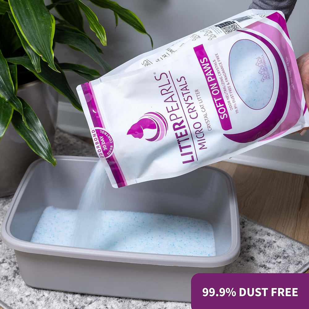 Litter Pearls Odorbond, control de olores al contacto para hogares multi-gato.