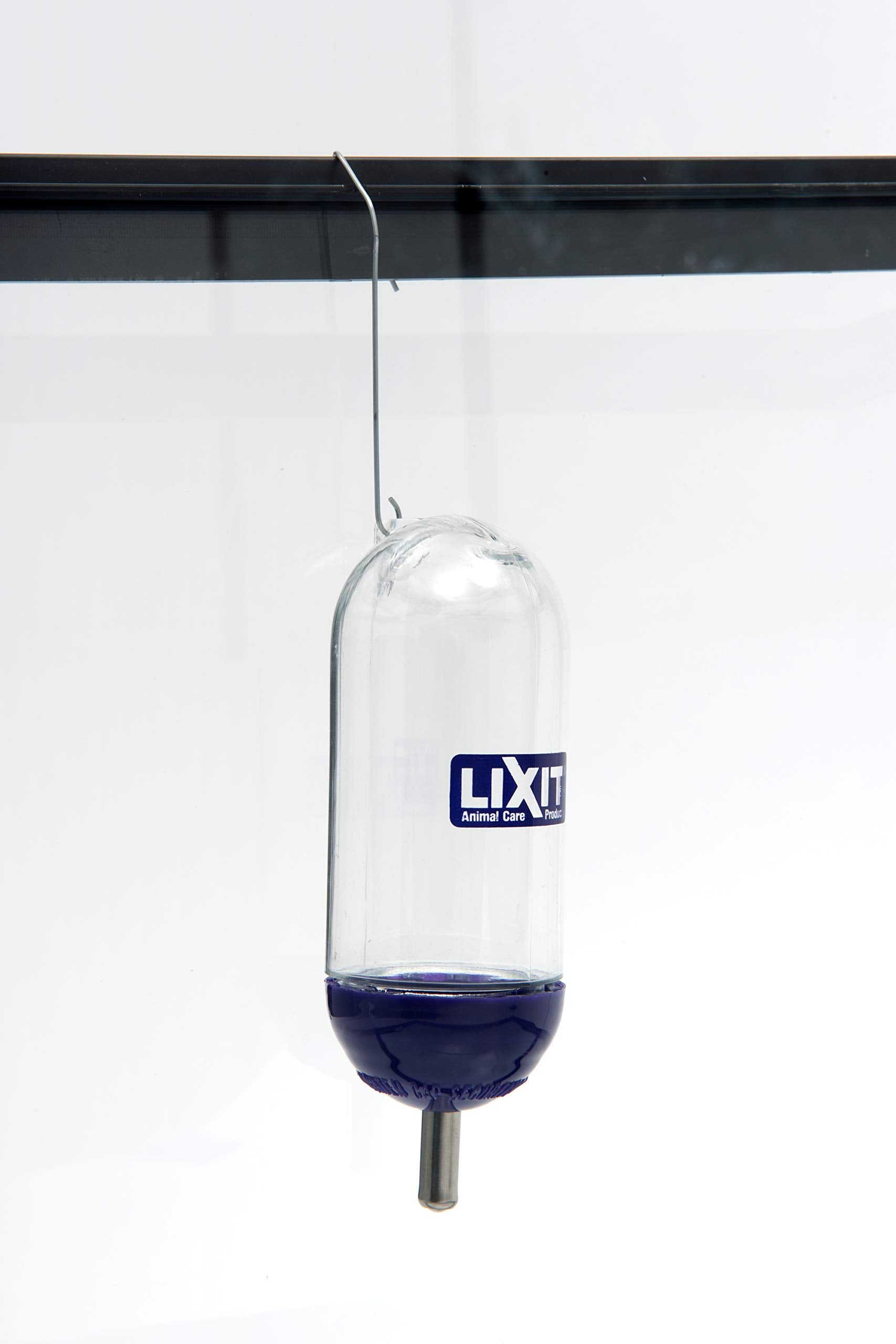Lixit botella de agua para jaula: diseño resistente a mordidas para roedores.