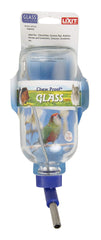 Lixit botella de vidrio 16oz para mascotas, agua fresca diaria