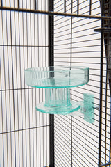 Lixit Quick Lock Baño jaula aves tamaño ideal para aves pequeñas