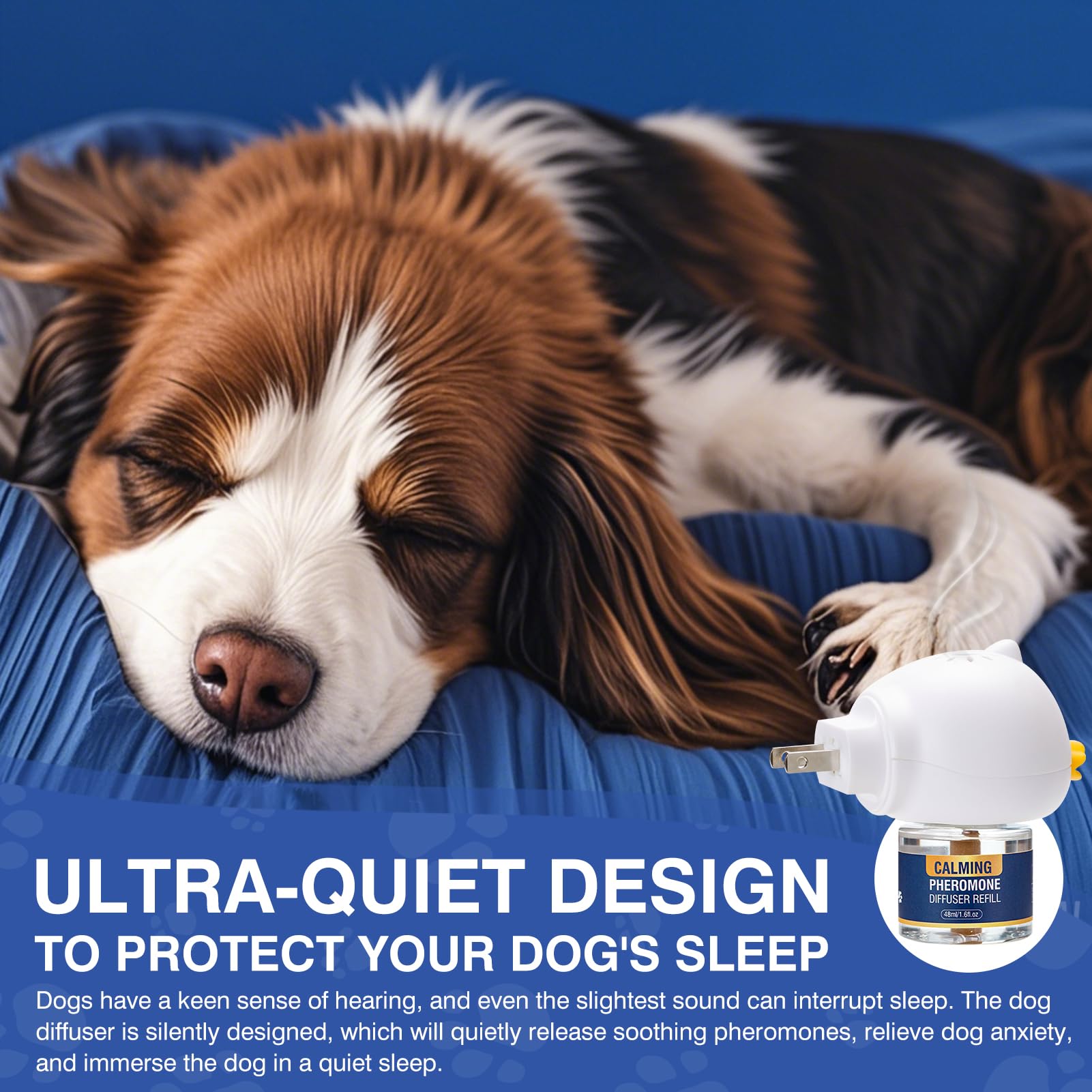 Difusor LKBHGF para perros en un entorno calmado de casa