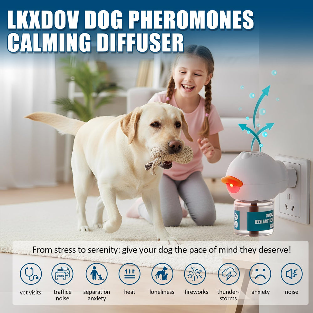 LKXDOV difusor para perros con dos enchufes facilita uso continuo