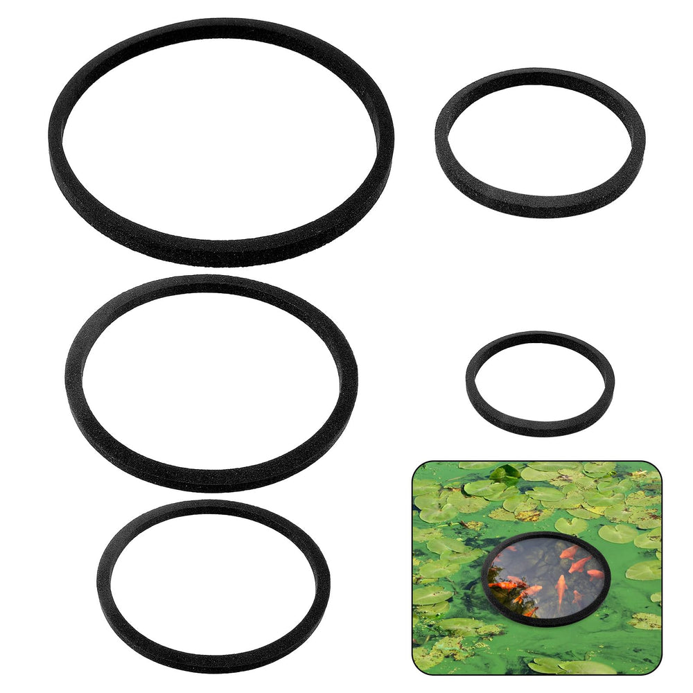 Anillos de alimentación LLOUSSAK 9x8 cm dirigen la comida, manteniendo el tanque limpio.