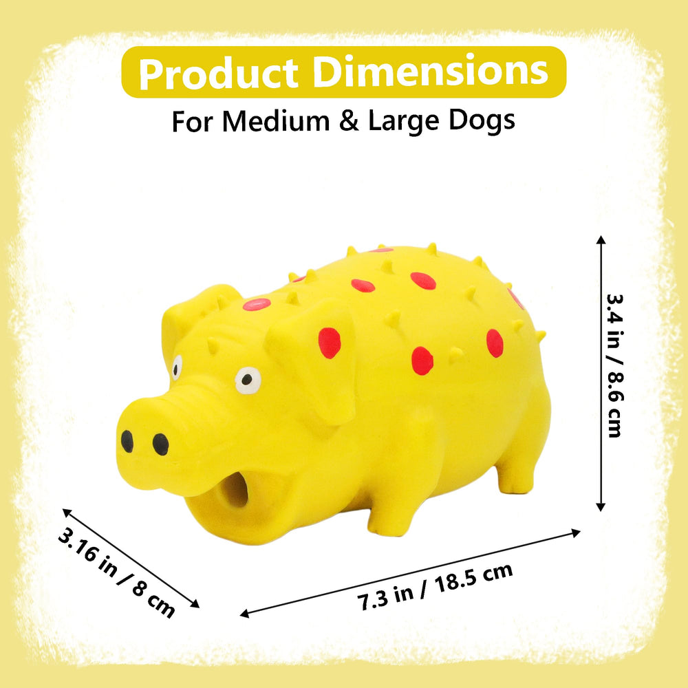 LLSPET cerdito con dorso rugoso para masaje suave de encías durante la masticación.