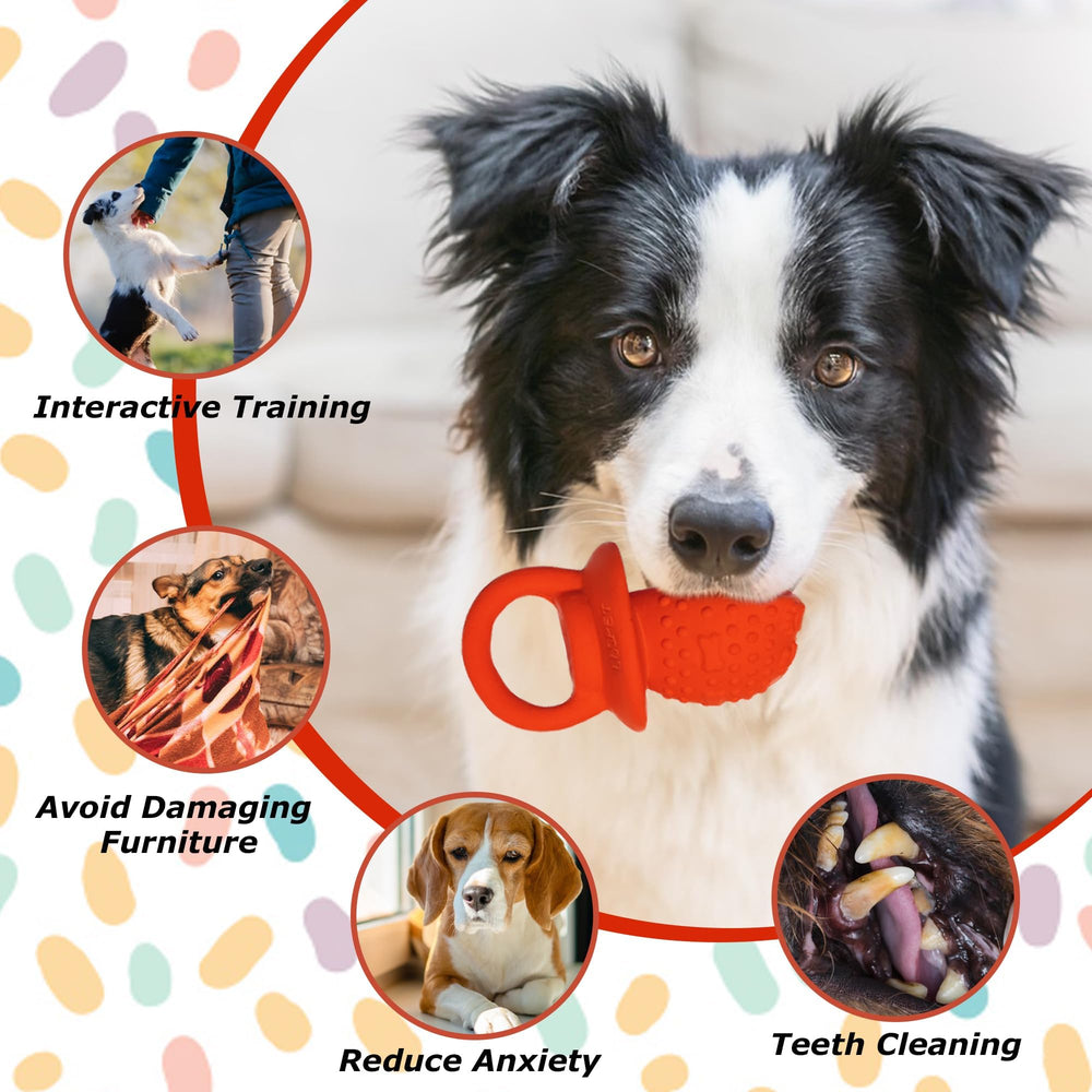 LLSPET chupete de látex aroma leche: juego atractivo para perros