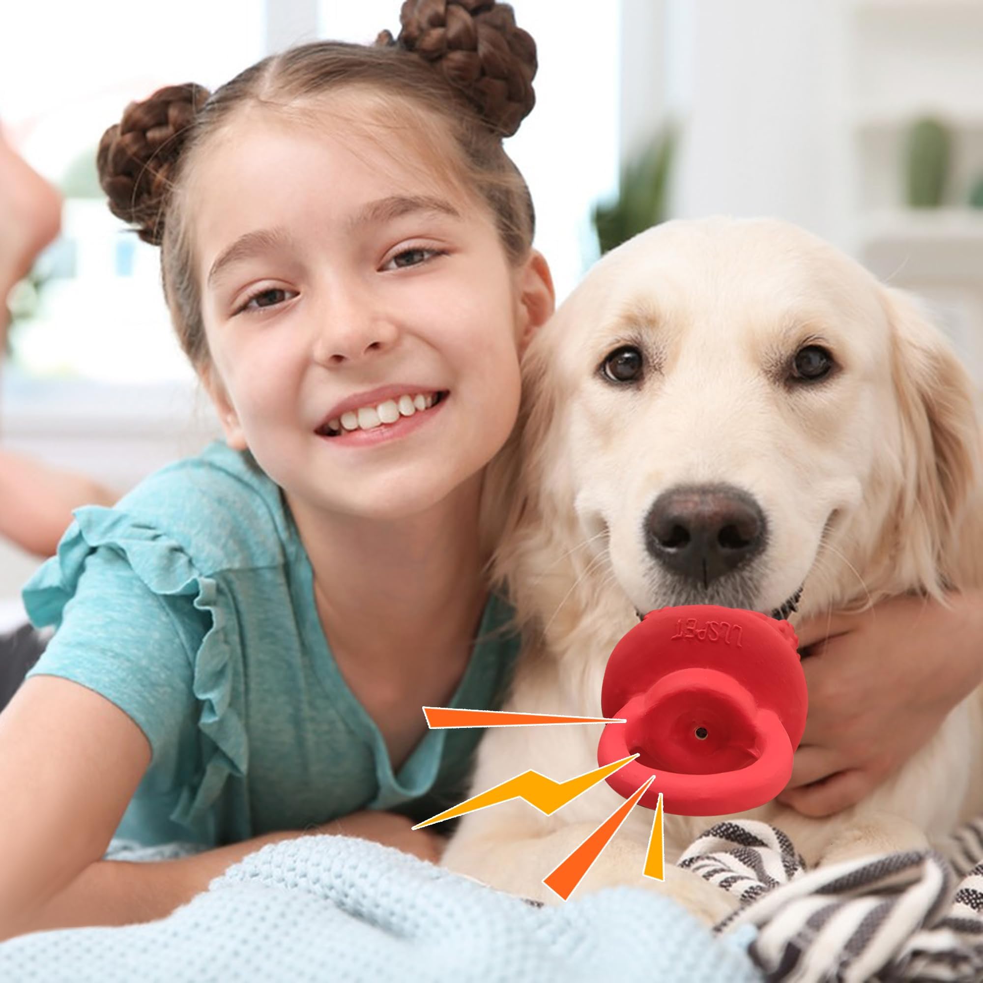 LLSPET chupete de látex para cachorros: apto para razas pequeñas y medianas