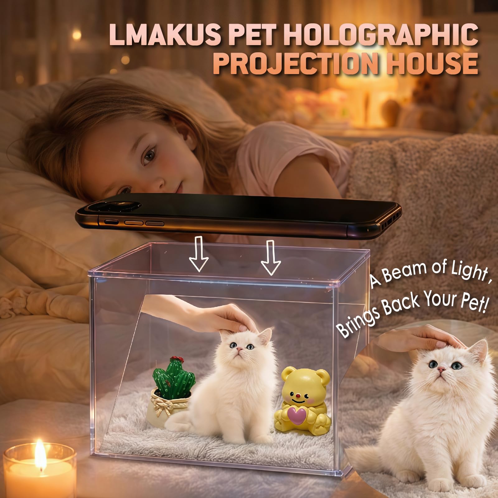 LMAKUS video holográfico personalizado de mascota para conservar recuerdos