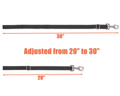 Loaged paquete de 3 cintas nylon ajustables, para redes de heno y cubetas.