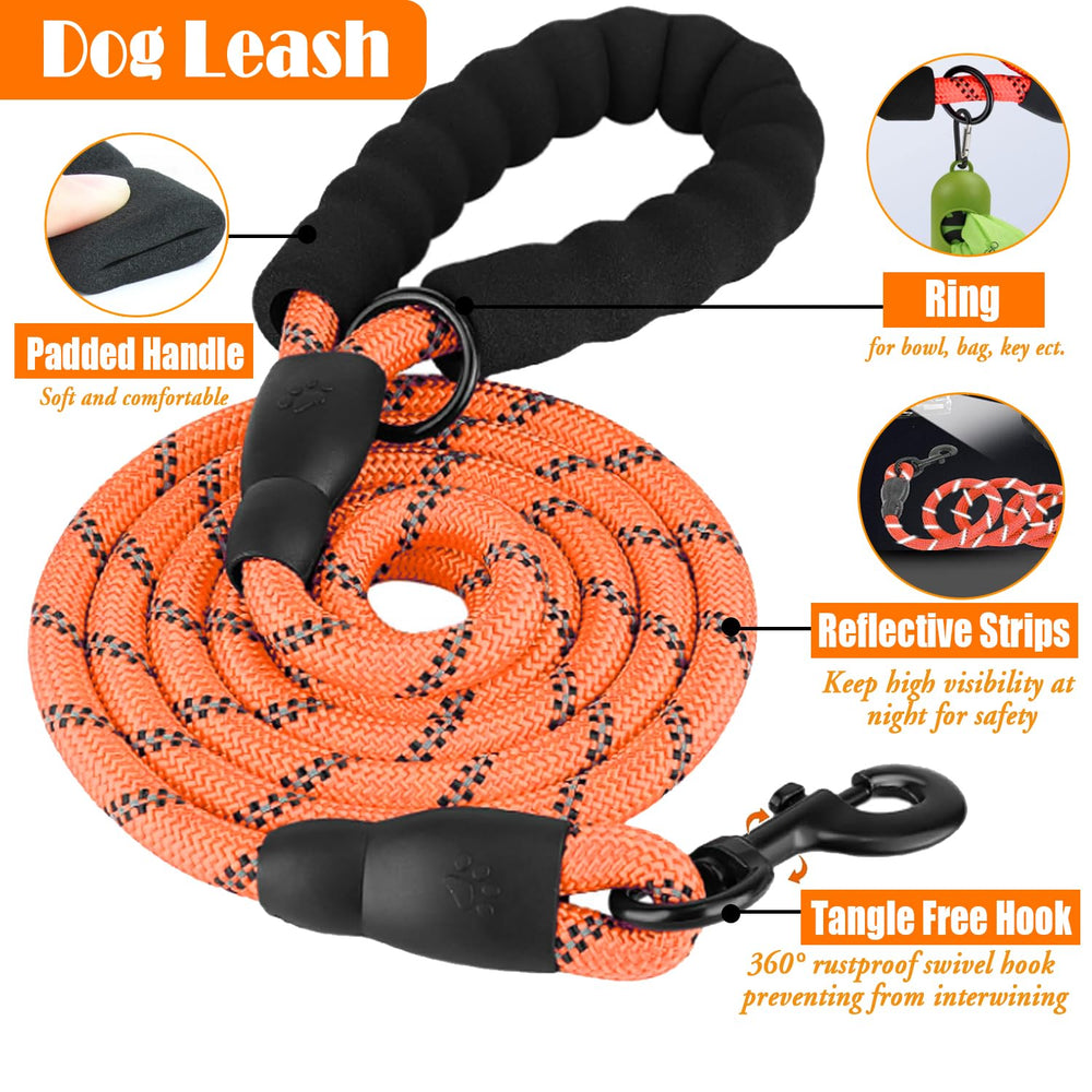 Dispensador de bolsas Lobeve naranja para paseos limpios.