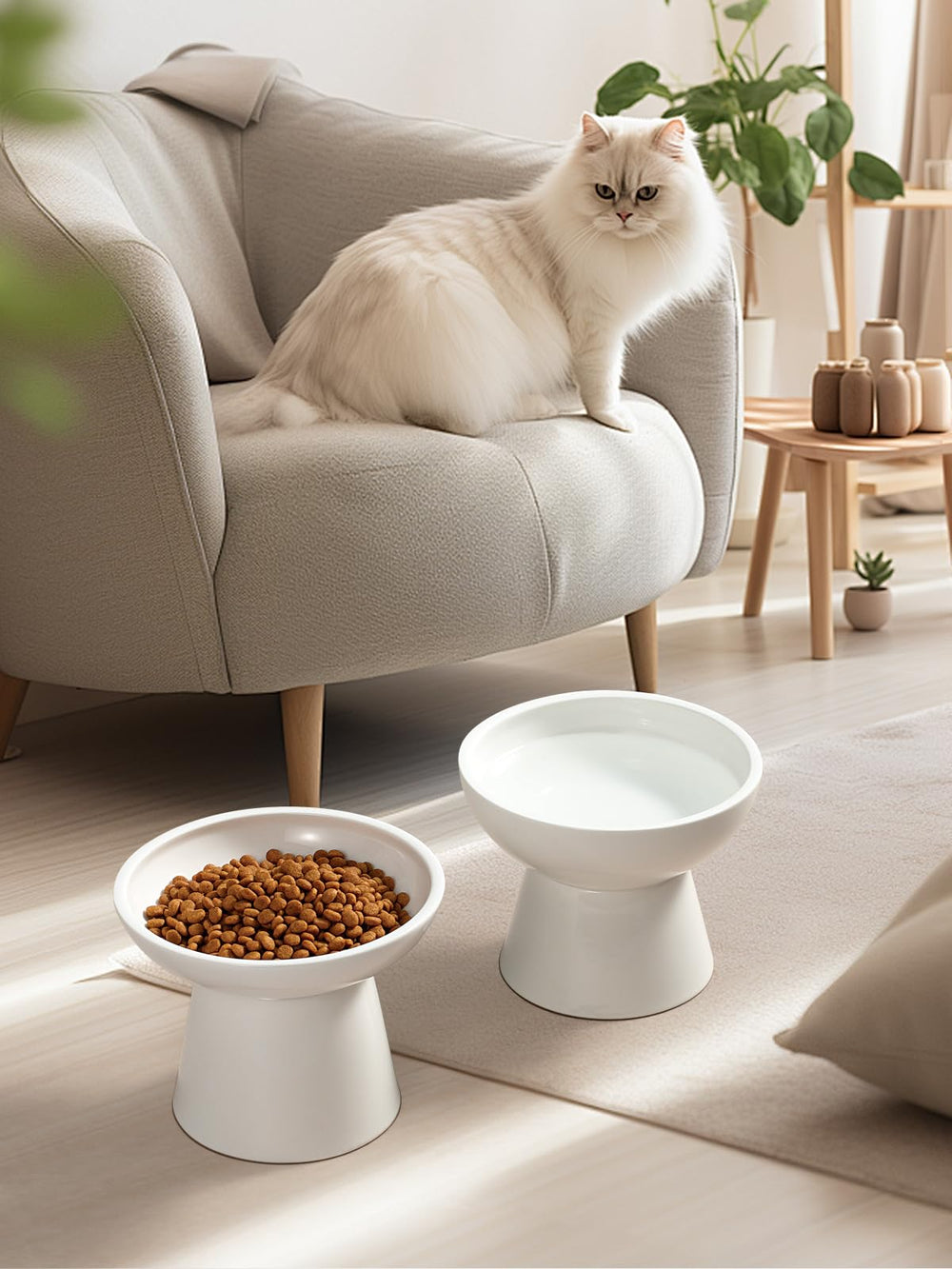 LoeJan diseño-ceramico-blanco-elegante, aspecto elegante para la mesa.