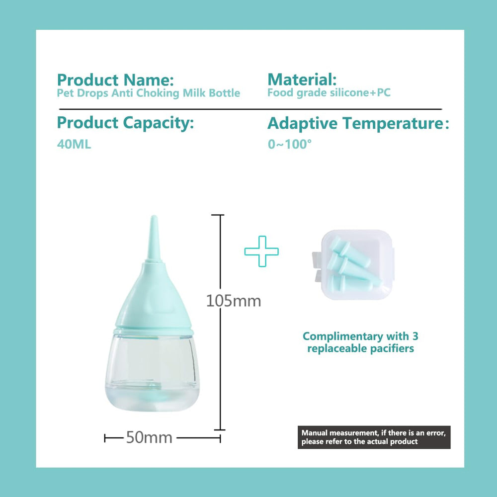 LogFaadCoi botella 40 ml con marcas de medición facilita dosificar