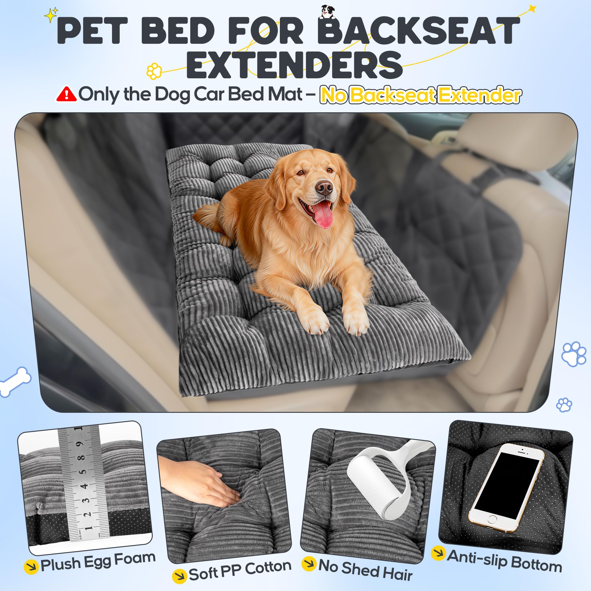 Loiion para perros con tejido suave y acolchado para mayor confort