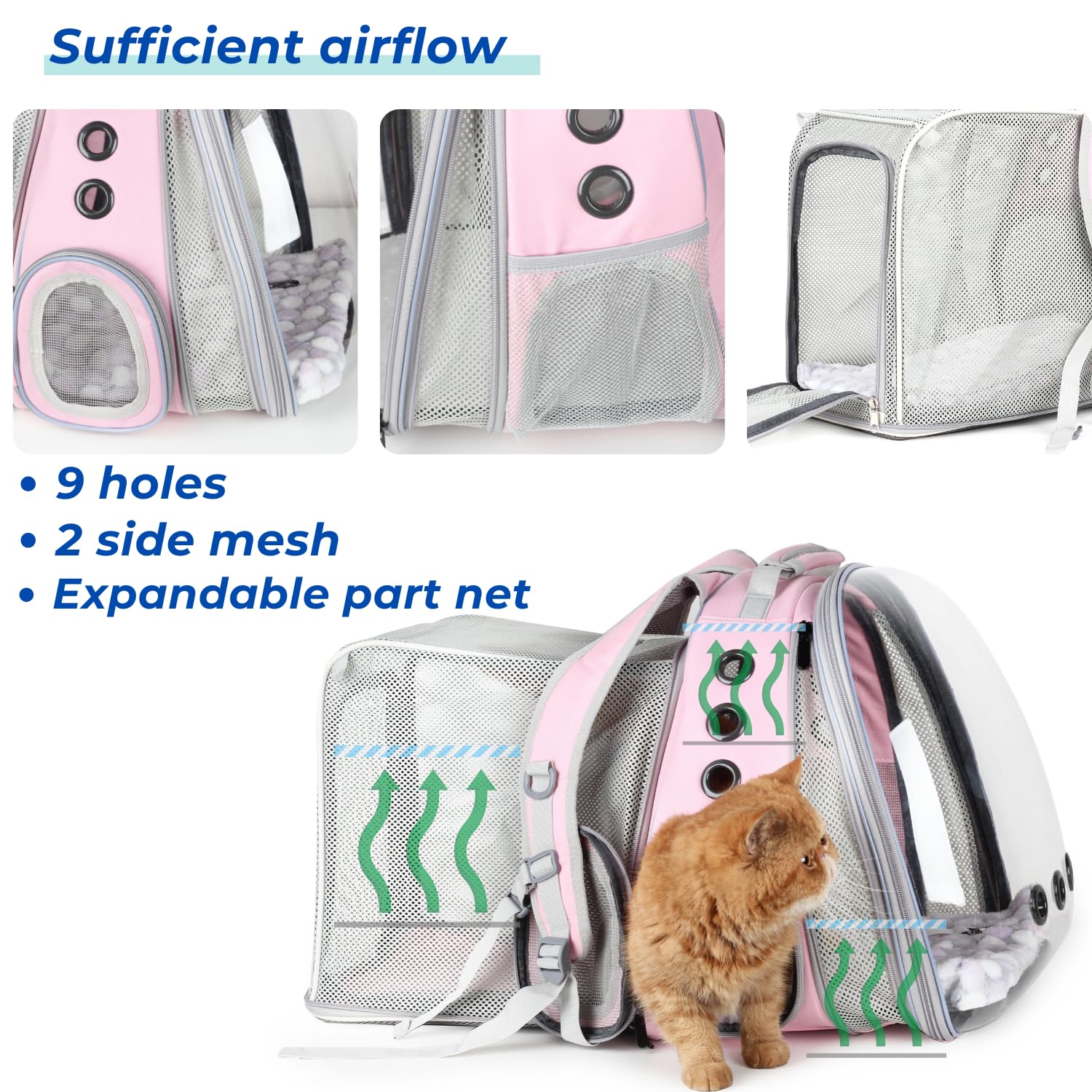 LOLLIMEOW acolchado doble capa para mayor comodidad y absorción de impactos