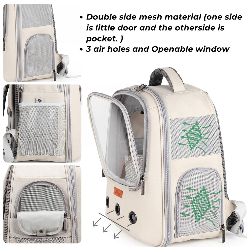Dos cojines de confort y ventilar para viaje cómodo en Lollimeow