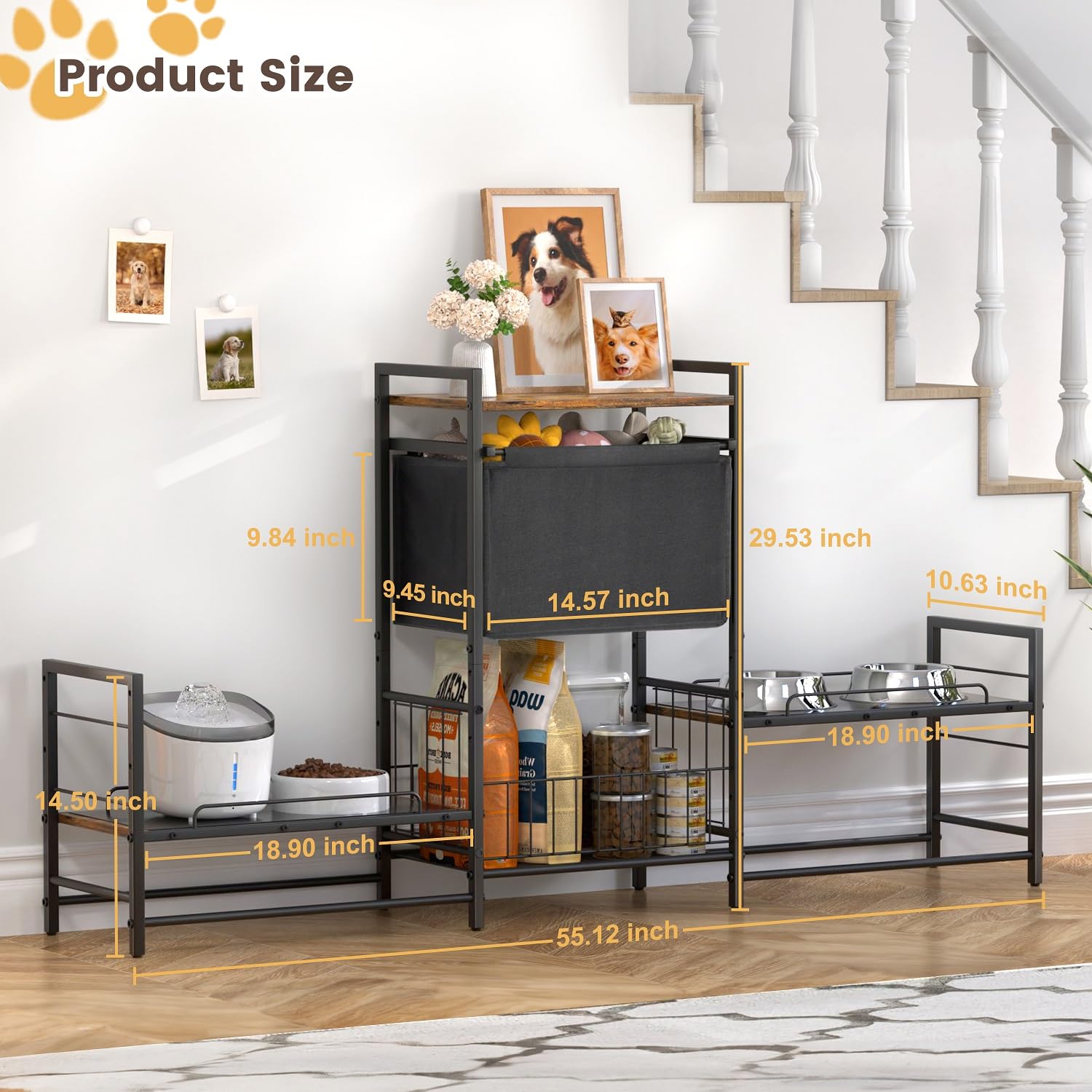 Lomivra base estable con soporte de acero, resistente a mordidas.